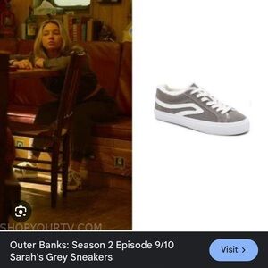 ASO Sarah Cameron Lucky Brand Grey Sneakers Size 10